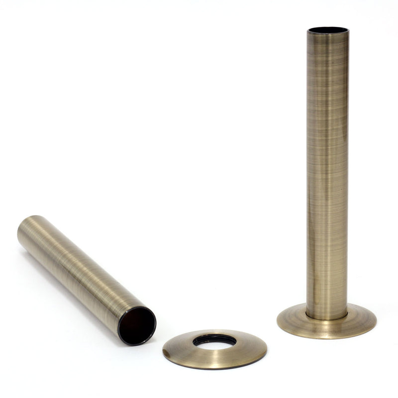 130mm Antique Brass Shrouds & Base Plates