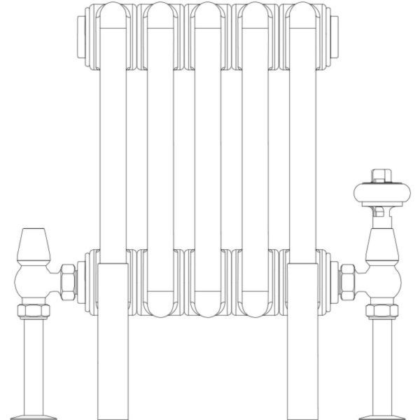 Florence 2 Column 200mm, 5 sections