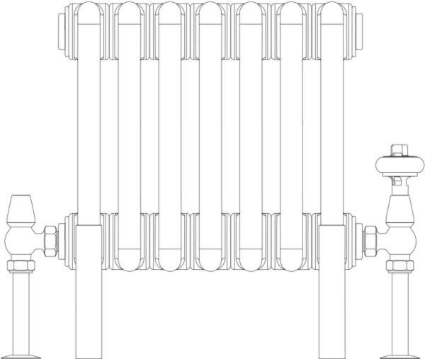 Florence 2 Column 200mm, 7 sections