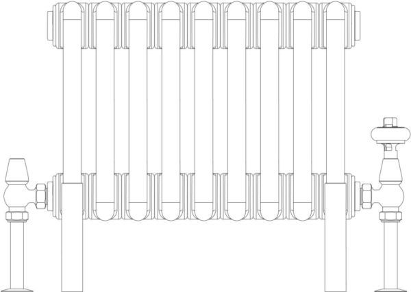 Florence 2 Column 200mm, 9 sections