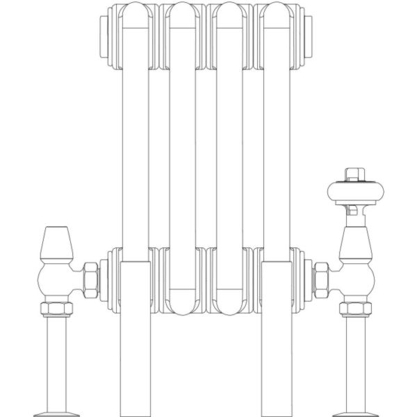 Florence 2 Column 300mm, 4 sections