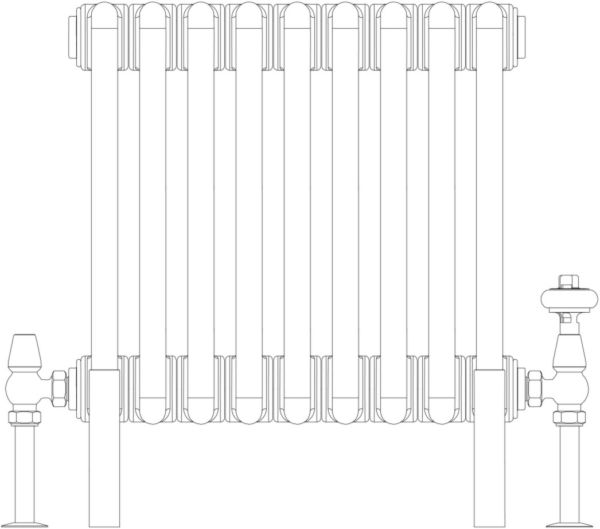 Florence 2 Column 400mm, 9 sections