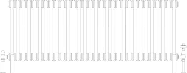 Florence 2 Column 500mm, 30 sections