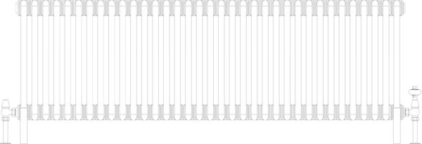 Florence 2 Column 500mm, 35 sections