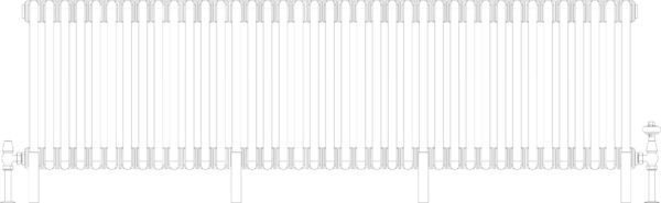 Florence 2 Column 500mm, 39 sections