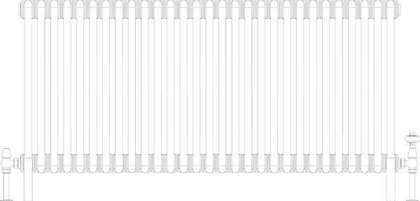 Florence 2 Column 600mm, 29 sections