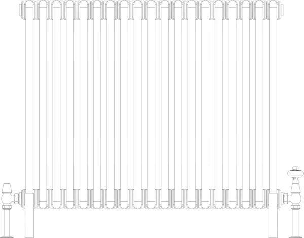 Florence 2 Column 685mm, 19 sections