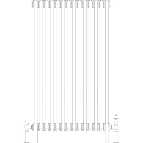 Florence 3 Column 1200mm, 14 sections