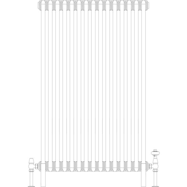 Florence 3 Column 1200mm, 15 sections