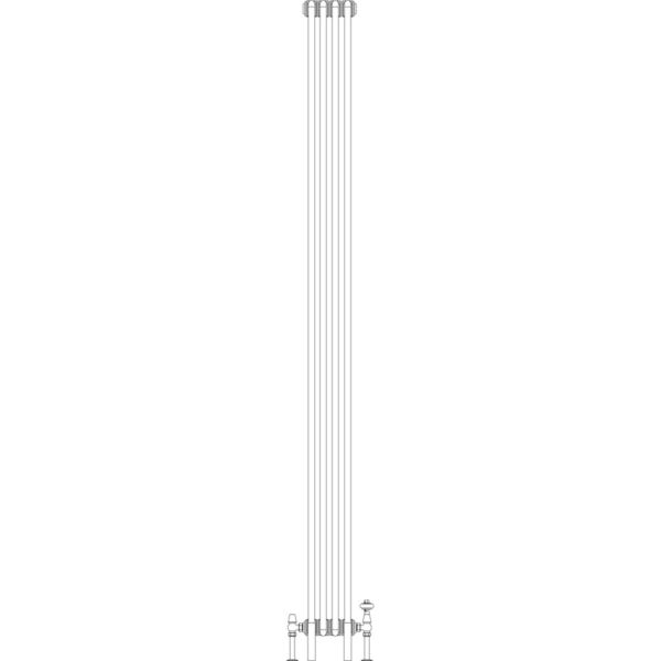 Florence 3 Column 2500mm, 4 sections