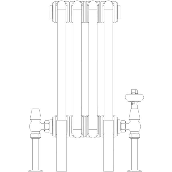 Florence 3 Column 400mm, 4 sections