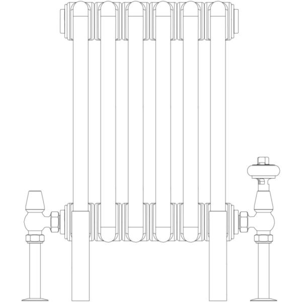 Florence 3 Column 400mm, 6 sections