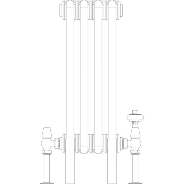Florence 3 Column 500mm, 4 sections