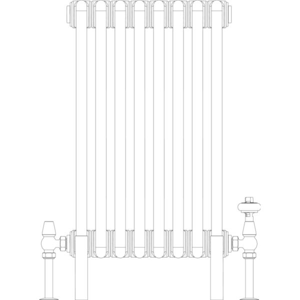 Florence 3 Column 600mm, 8 sections