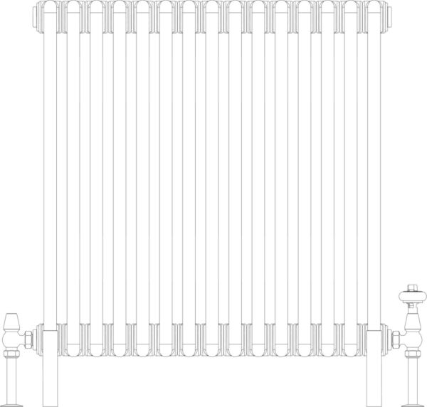Florence 3 Column 685mm, 15 sections