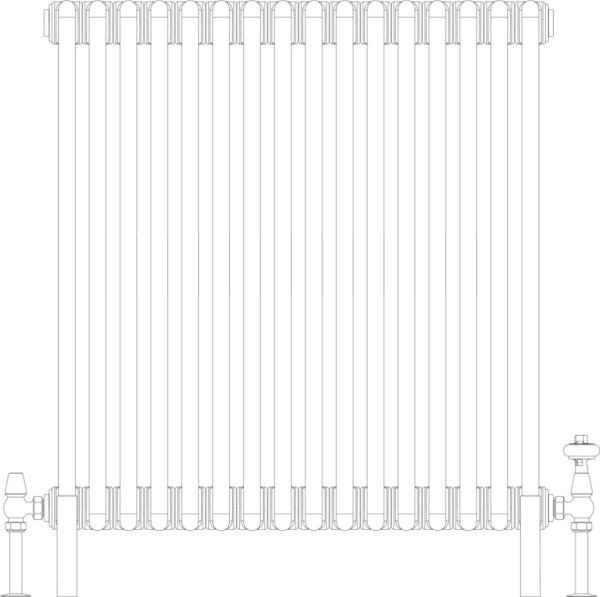 Florence 3 Column 765mm, 16 sections