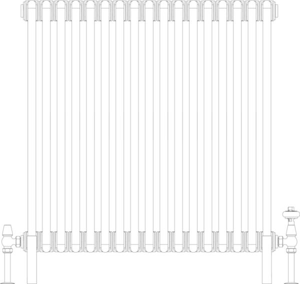 Florence 3 Column 765mm, 17 sections