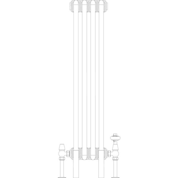 Florence 3 Column 900mm, 4 sections