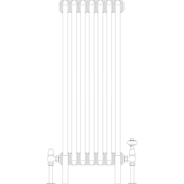 Florence 3 Column 900mm, 7 sections