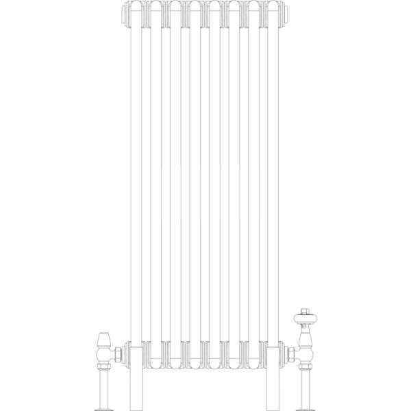 Florence 3 Column 900mm, 8 sections
