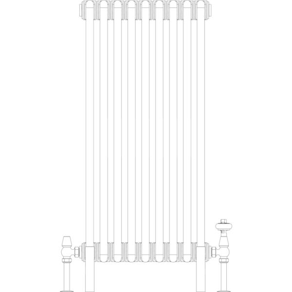 Florence 3 Column 900mm, 9 sections