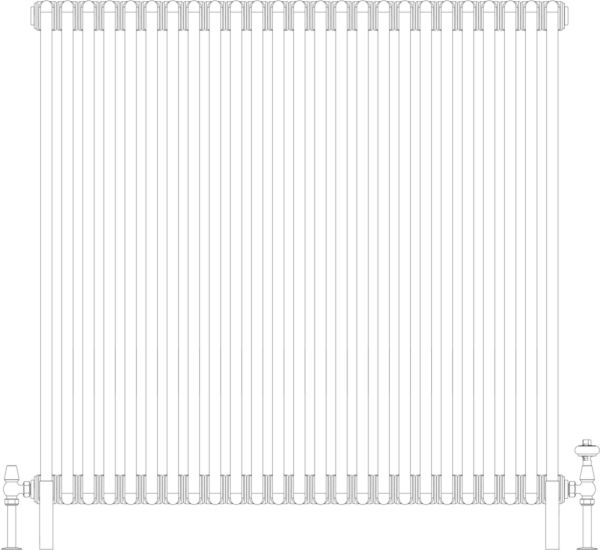 Florence 4 Column 1200mm, 25 sections