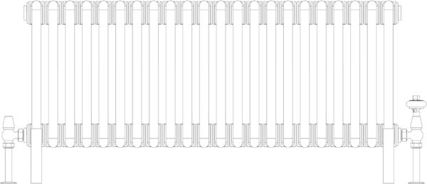 Florence 4 Column 400mm, 22 sections