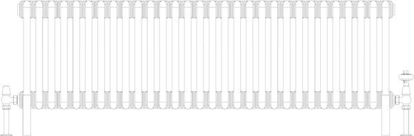 Florence 4 Column 400mm, 30 sections