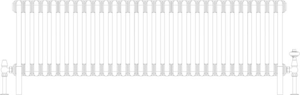 Florence 4 Column 400mm, 31 sections