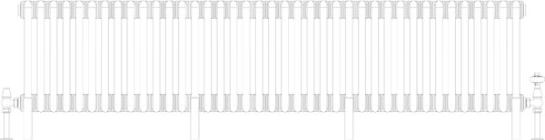 Florence 4 Column 400mm, 39 sections