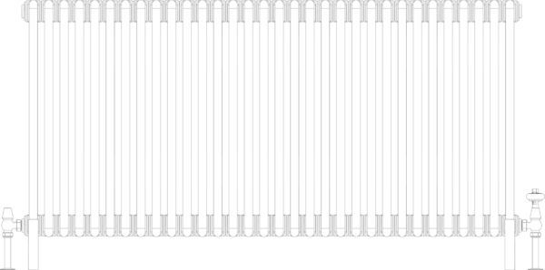 Florence 4 Column 685mm, 32 sections
