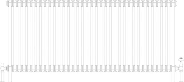 Florence 4 Column 685mm, 36 sections