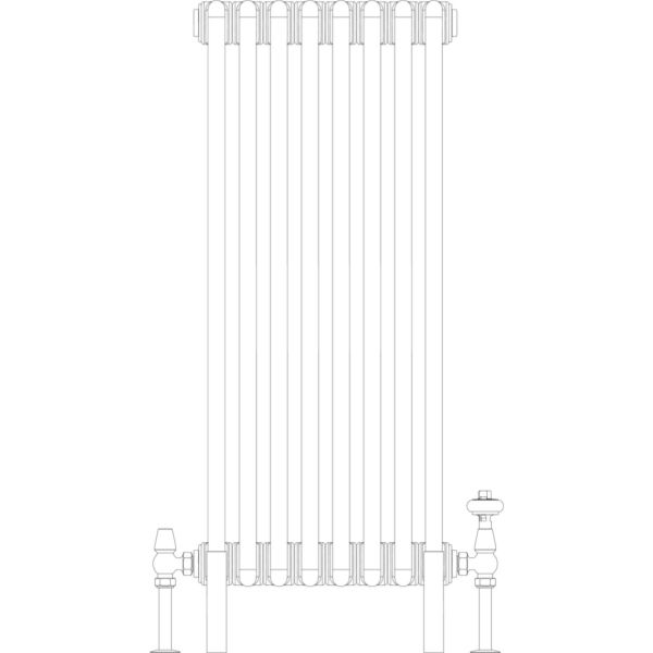 Florence 4 Column 900mm, 8 sections