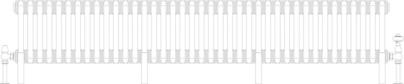 Florence 5 Column 200mm, 39 sections