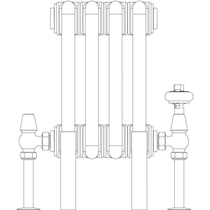 Florence 5 Column 200mm, 4 sections