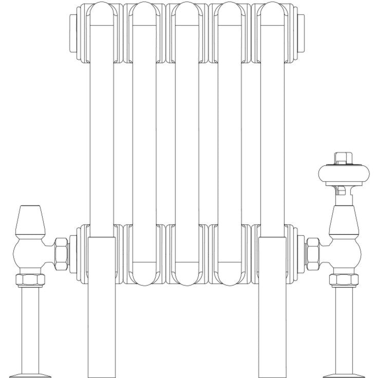 Florence 5 Column 300mm, 5 sections
