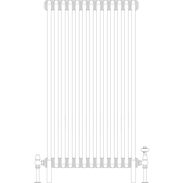 Florence 6 Column 1200mm, 13 sections