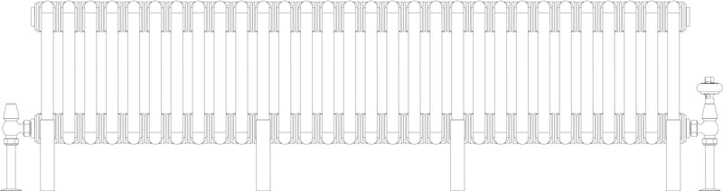 Florence 6 Column 200mm, 30 sections