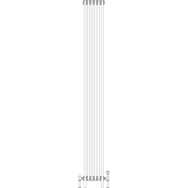 Florence 6 Column 2500mm, 6 sections