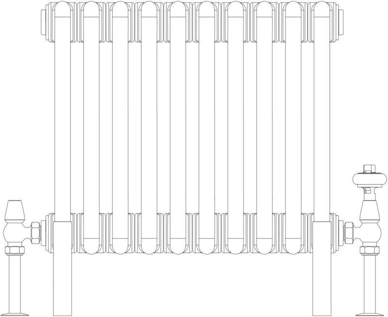 Florence 6 Column 400mm, 10 sections