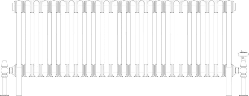 Florence 6 Column 400mm, 25 sections
