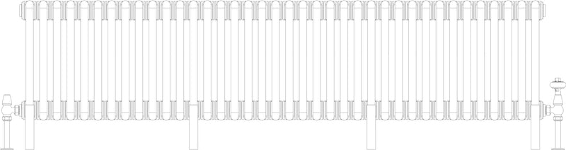 Florence 6 Column 400mm, 38 sections