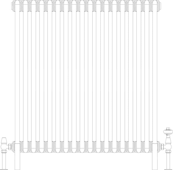 Florence 6 Column 900mm, 18 sections